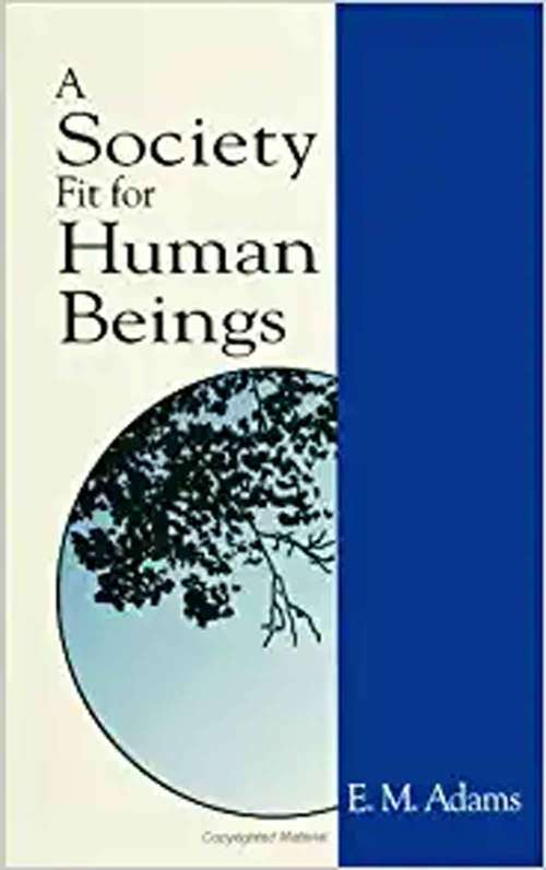 Book cover of A Society Fit For Human Beings (Suny Series In Constructive Postmodern Thought Ser.)