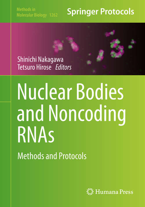 Book cover of Nuclear Bodies and Noncoding RNAs