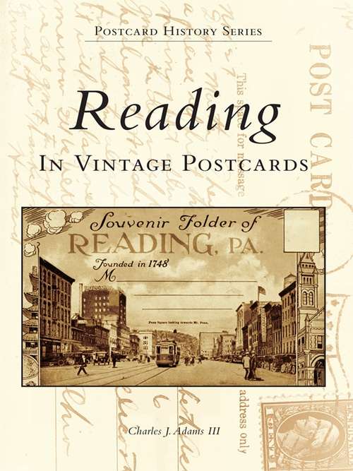 Book cover of Reading in Vintage Postcards (Postcard History)