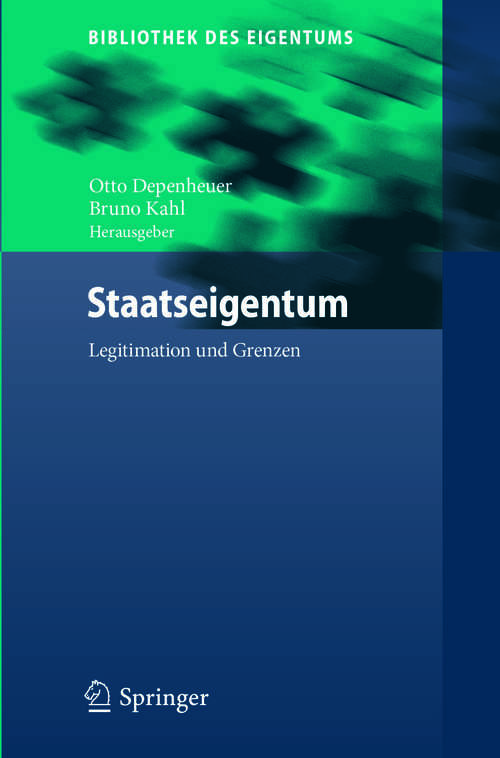 Book cover of Staatseigentum