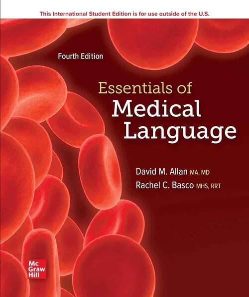 Book cover of Essentials of Medical Language (Fourth Edition)