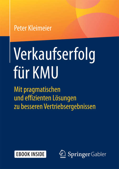 Book cover of Verkaufserfolg für KMU