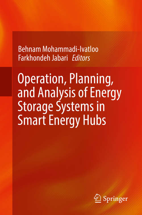 Book cover of Operation, Planning, and Analysis of Energy Storage Systems in Smart Energy Hubs
