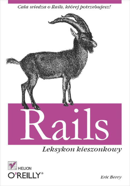 Book cover of Rails. Leksykon kieszonkowy