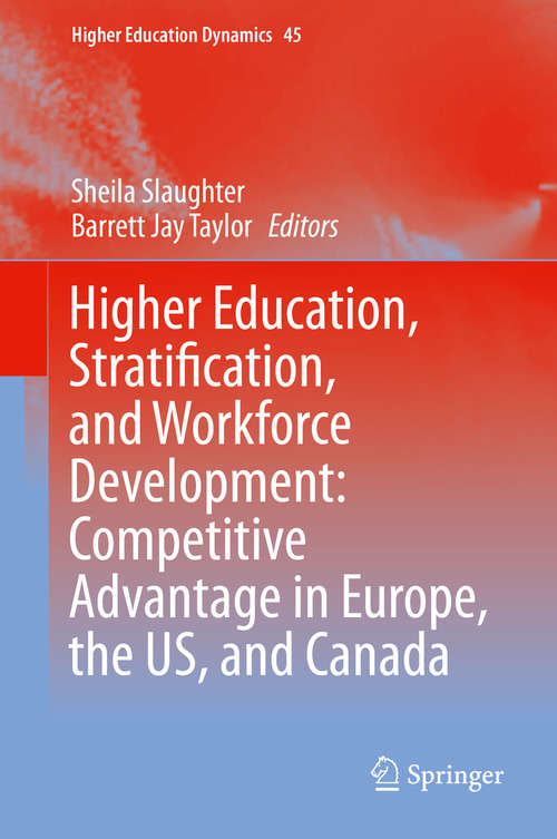 Book cover of Higher Education, Stratification, and Workforce Development