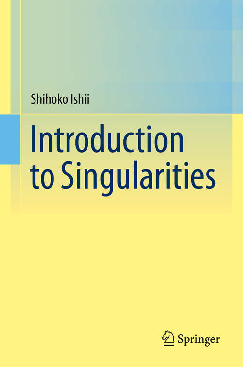 Book cover of Introduction to Singularities