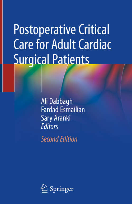 Book cover of Postoperative Critical Care for Adult Cardiac Surgical Patients