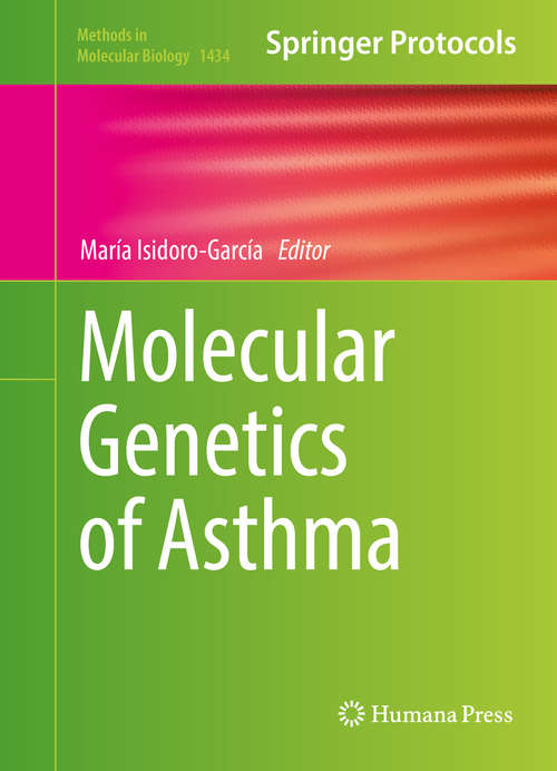 Book cover of Molecular Genetics of Asthma