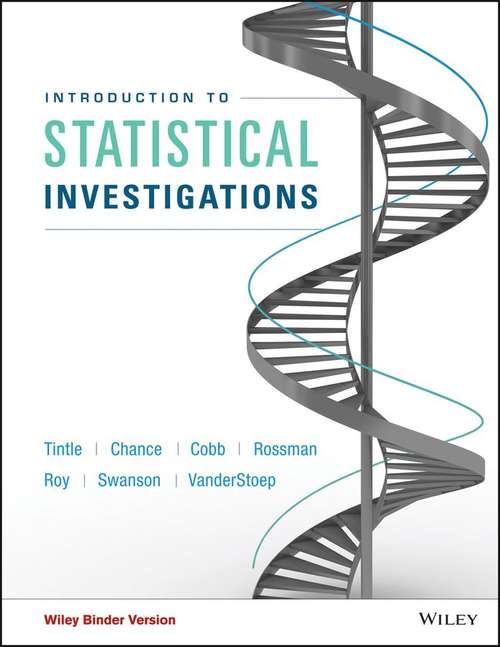 Book cover of Introduction to Statistical Investigations