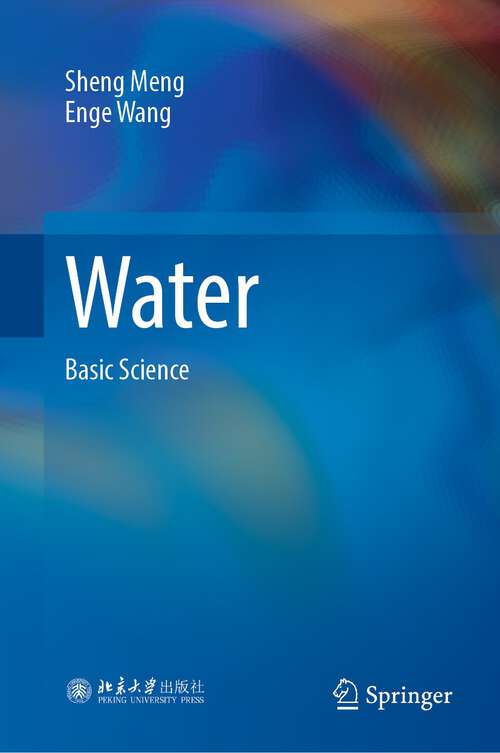 Book cover of Water: Basic Science (1st ed. 2023)