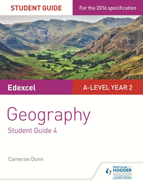 Book cover of Edexcel AS/A-level Geography Student Guide: Geographical skills; Fieldwork; Synoptic skills