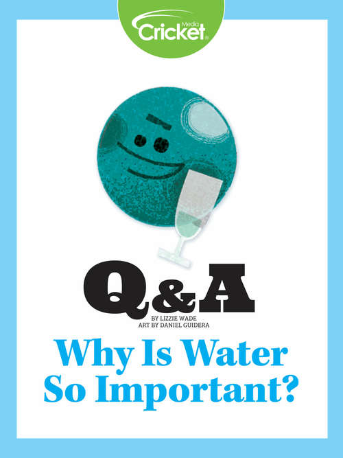 Book cover of Why is Water So Important?