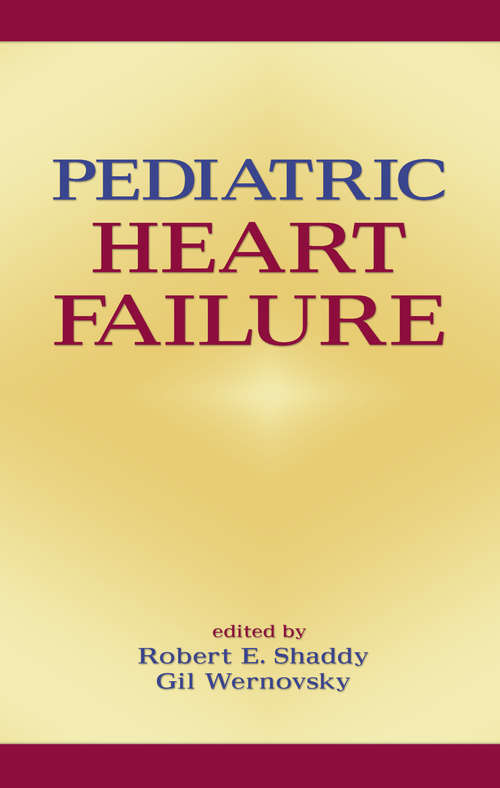 Book cover of Pediatric Heart Failure