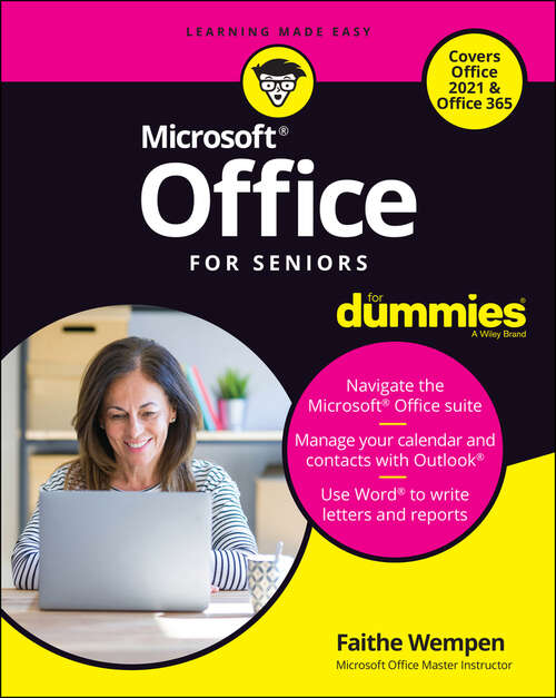 Book cover of Office For Seniors For Dummies