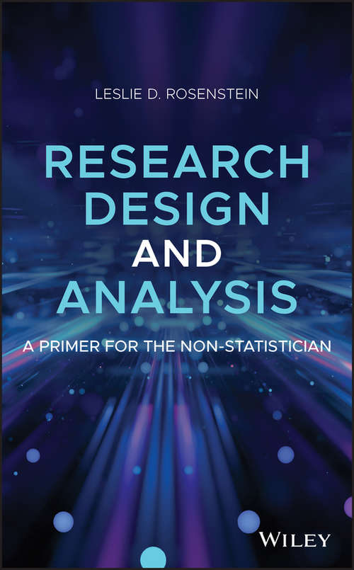 Book cover of Research Design and Analysis: A Primer for the Non-Statistician
