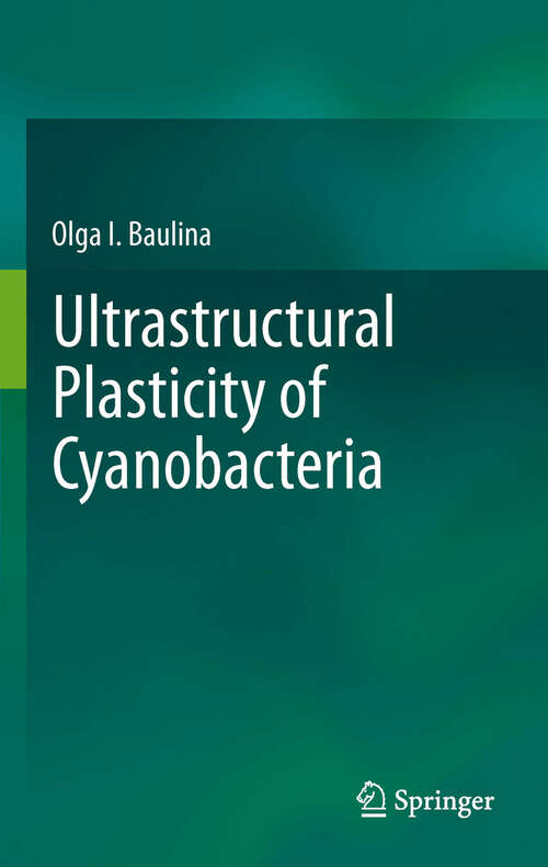 Book cover of Ultrastructural Plasticity of Cyanobacteria