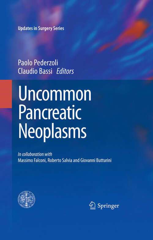 Book cover of Uncommon Pancreatic Neoplasms