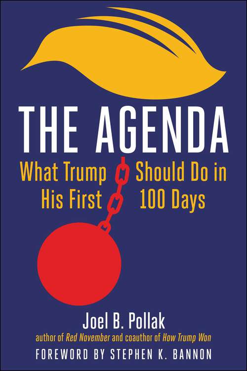 Book cover of The Agenda: What Trump Should Do in His First 100 Days