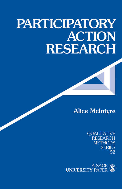 Book cover of Participatory Action Research (Qualitative Research Methods)