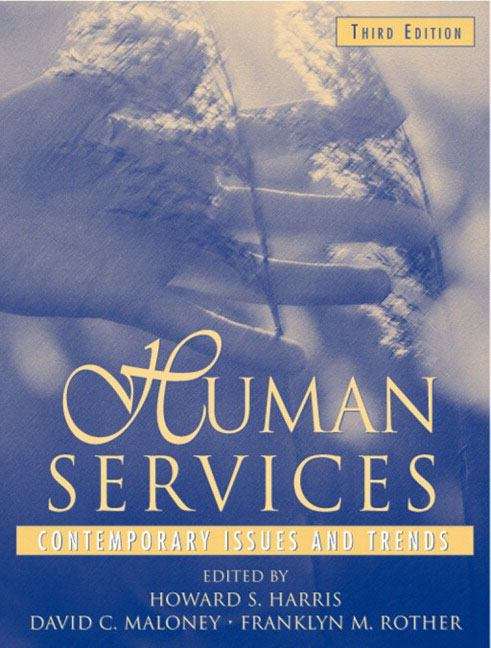 Book cover of Human Services: Contemporary Issues and Trends (3rd edition)