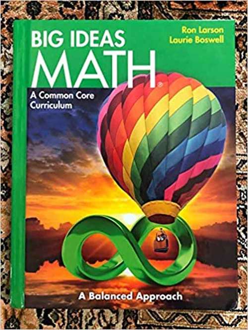 Book cover of Big Ideas Math: A Common Core Curriculum, Green