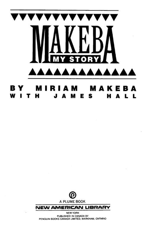 Book cover of Makeba: My Story
