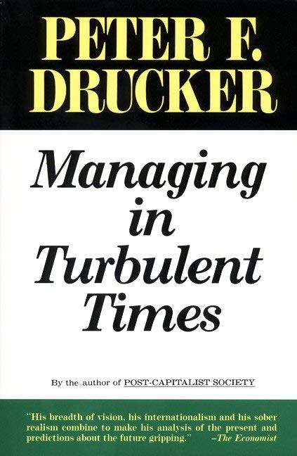 Book cover of Managing in Turbulent Times