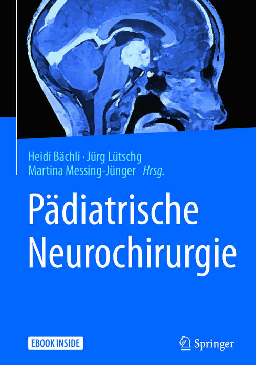 Book cover of Pädiatrische Neurochirurgie