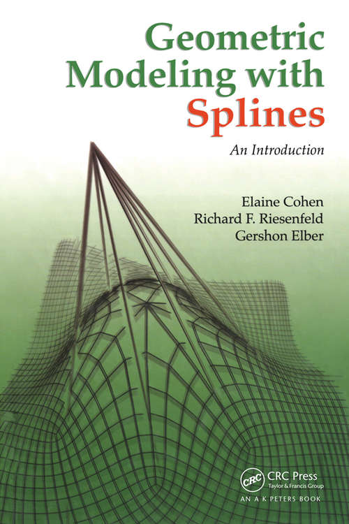 Book cover of Geometric Modeling with Splines: An Introduction