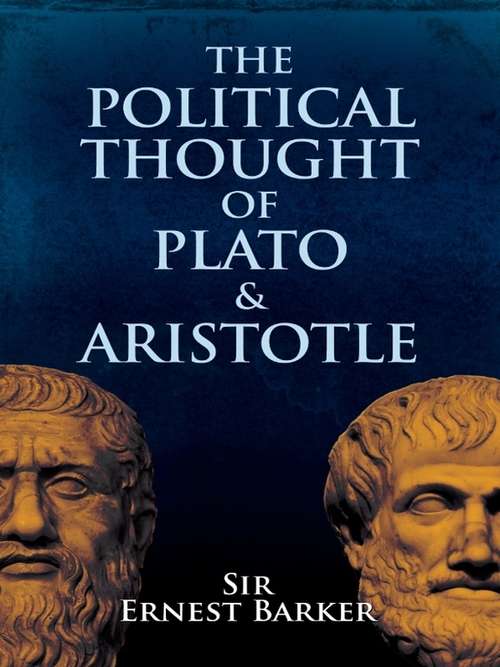 Book cover of The Political Thought of Plato and Aristotle