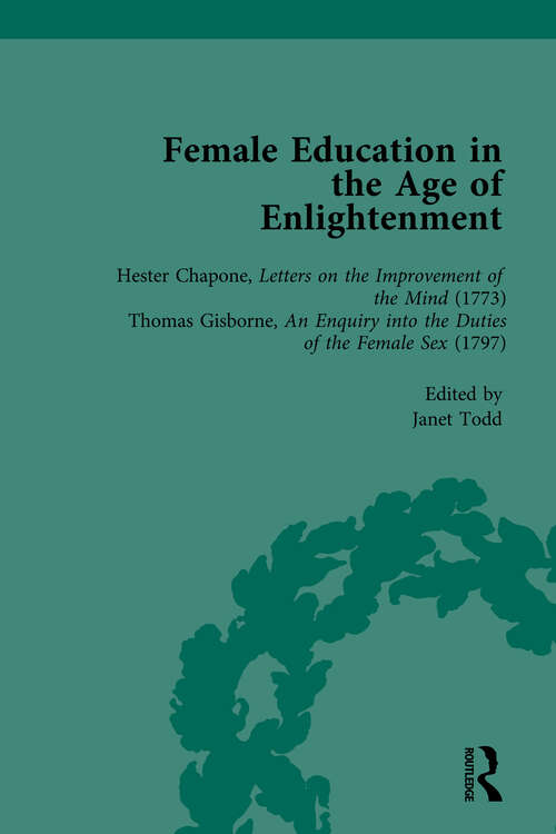 Book cover of Female Education in the Age of Enlightenment,vol 2