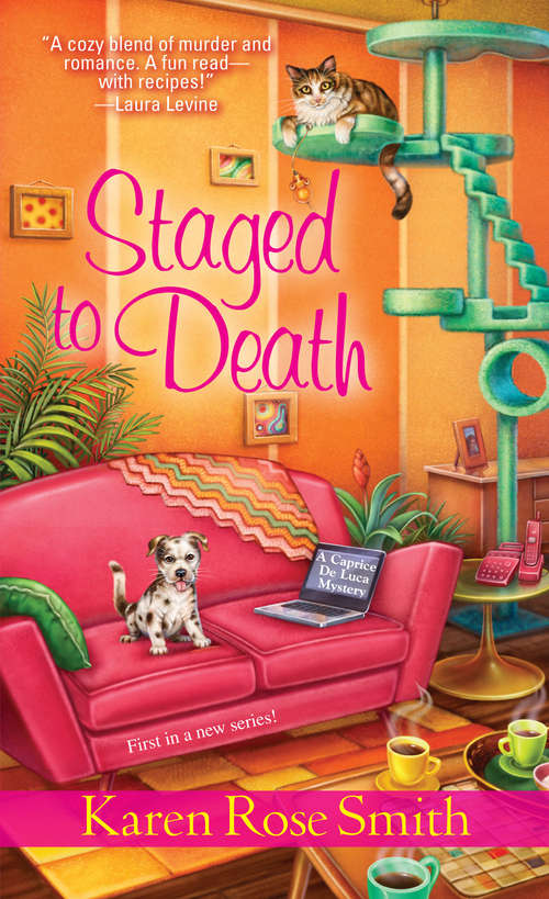 Book cover of Staged to Death (A Caprice De Luca Mystery #1)