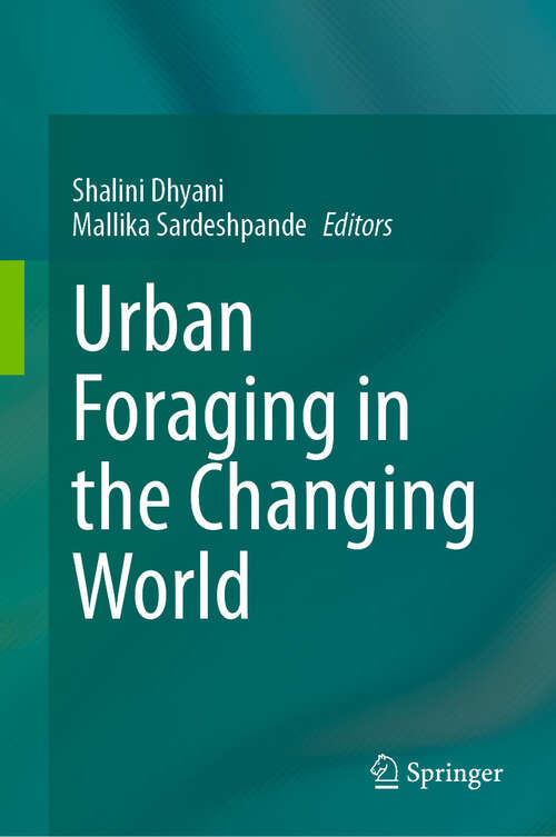 Book cover of Urban Foraging in the Changing World (2024)