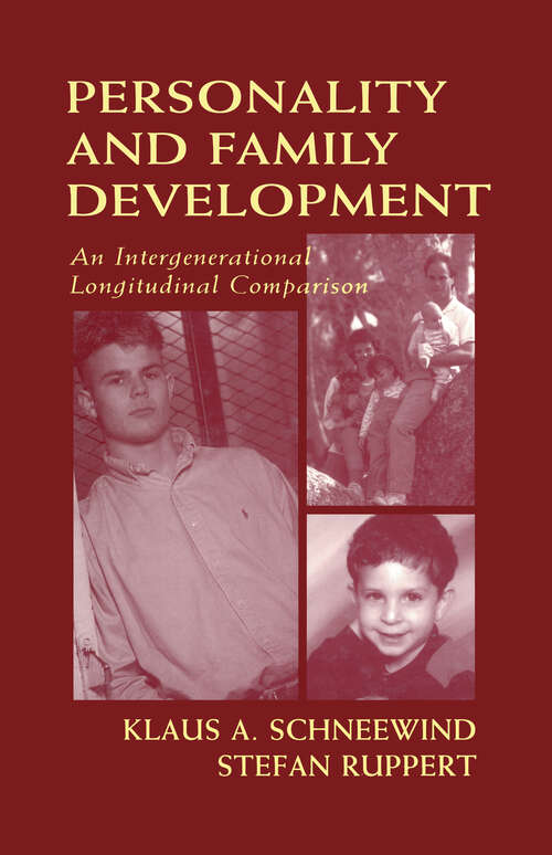 Book cover of Personality and Family Development: An Intergenerational Longitudinal Comparison