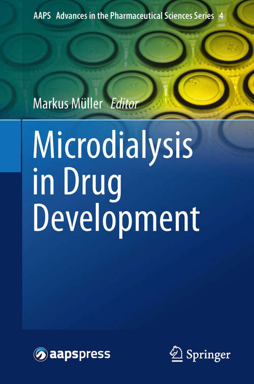 Book cover of Microdialysis in Drug Development