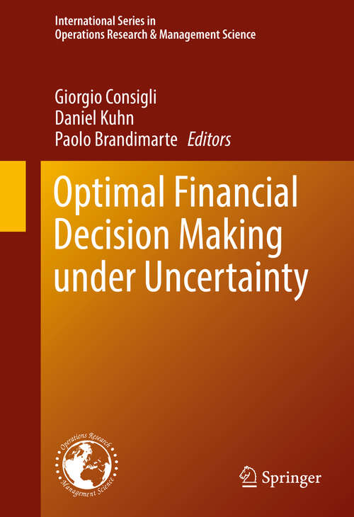 Book cover of Optimal Financial Decision Making under Uncertainty
