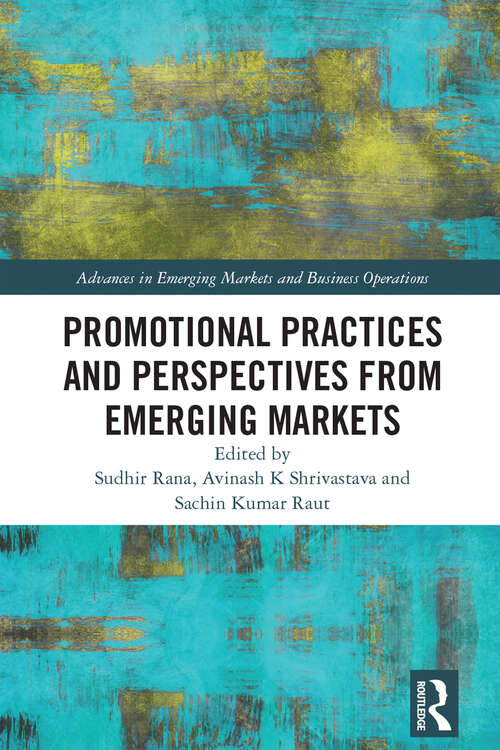 Book cover of Promotional Practices and Perspectives from Emerging Markets (Advances in Emerging Markets and Business Operations)