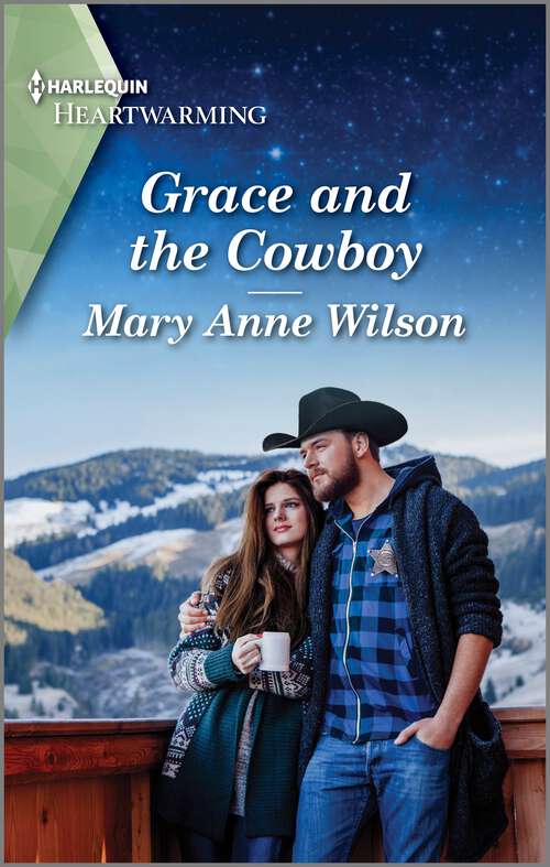 Book cover of Grace and the Cowboy: A Clean and Uplifting Romance (Flaming Sky Ranch #3)