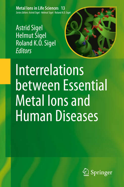 Book cover of Interrelations between Essential Metal Ions and Human Diseases