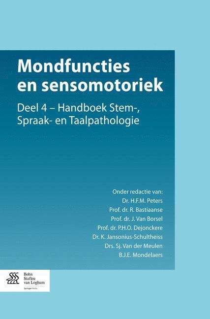 Book cover of Mondfuncties en sensomotoriek
