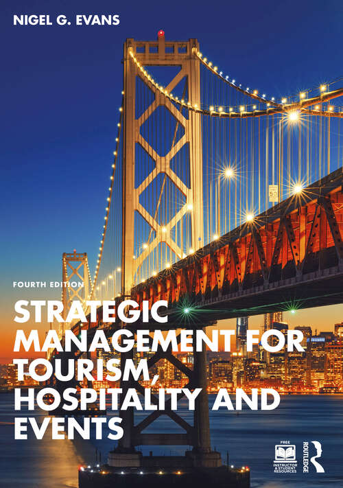 Book cover of Strategic Management for Tourism, Hospitality and Events