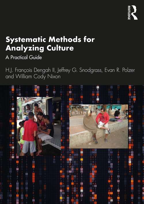 Book cover of Systematic Methods for Analyzing Culture: A Practical Guide