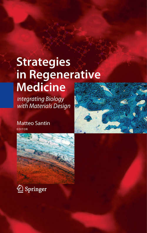 Book cover of Strategies in Regenerative Medicine