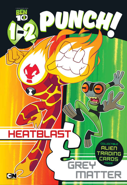 Book cover of 1-2 Punch: Heatblast and Grey Matter (Ben 10)