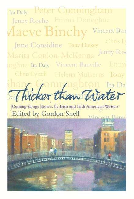 Book cover of Thicker Than Water: Irish Stories