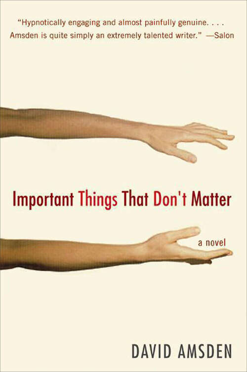 Book cover of Important Things That Don't Matter: A Novel