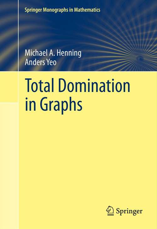 Book cover of Total Domination in Graphs