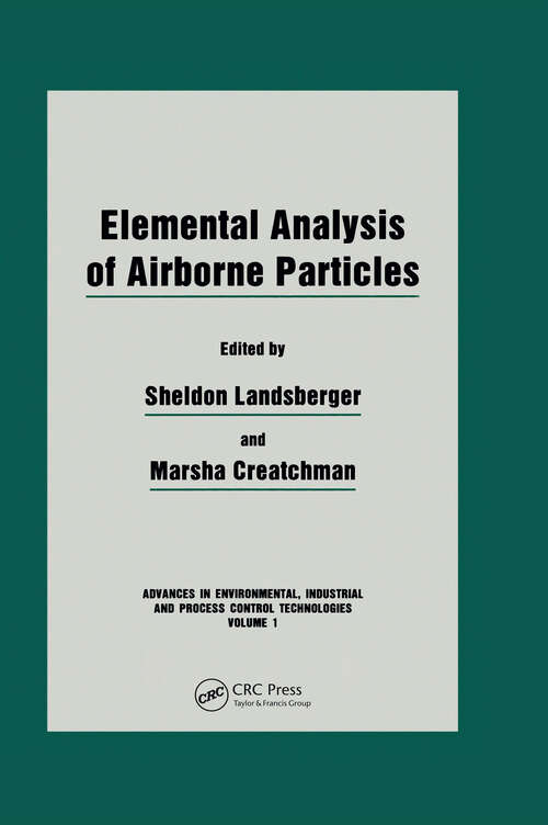 Book cover of Elemental Analysis of Airborne Particles