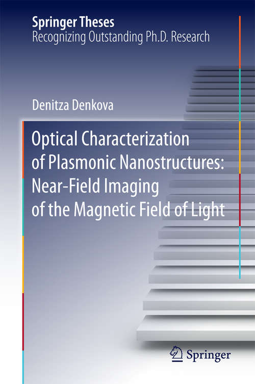 Book cover of Optical Characterization of Plasmonic Nanostructures: Near-Field Imaging of the Magnetic Field of Light