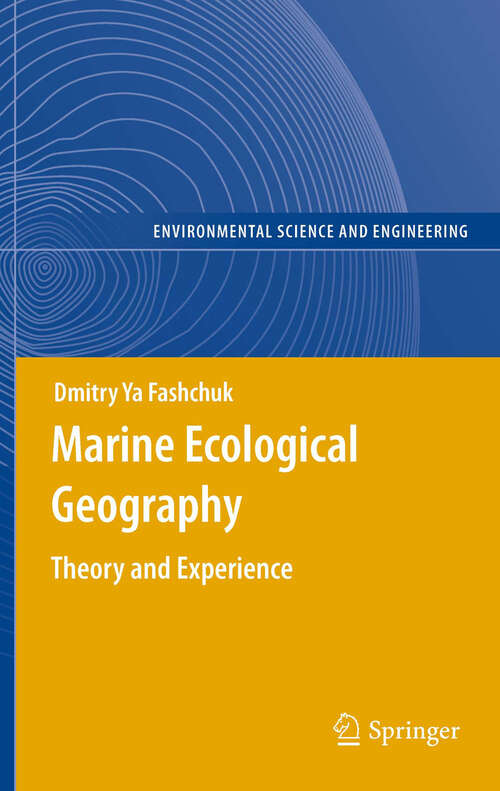 Book cover of Marine Ecological Geography